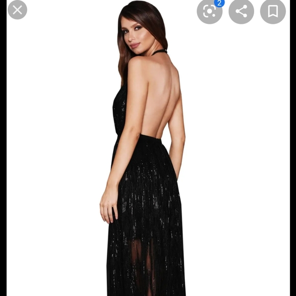 Elle Zeitoune formal backless dress - Picture 3 of 3